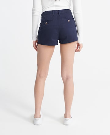 Superdryregular Chino hlače - plava boja