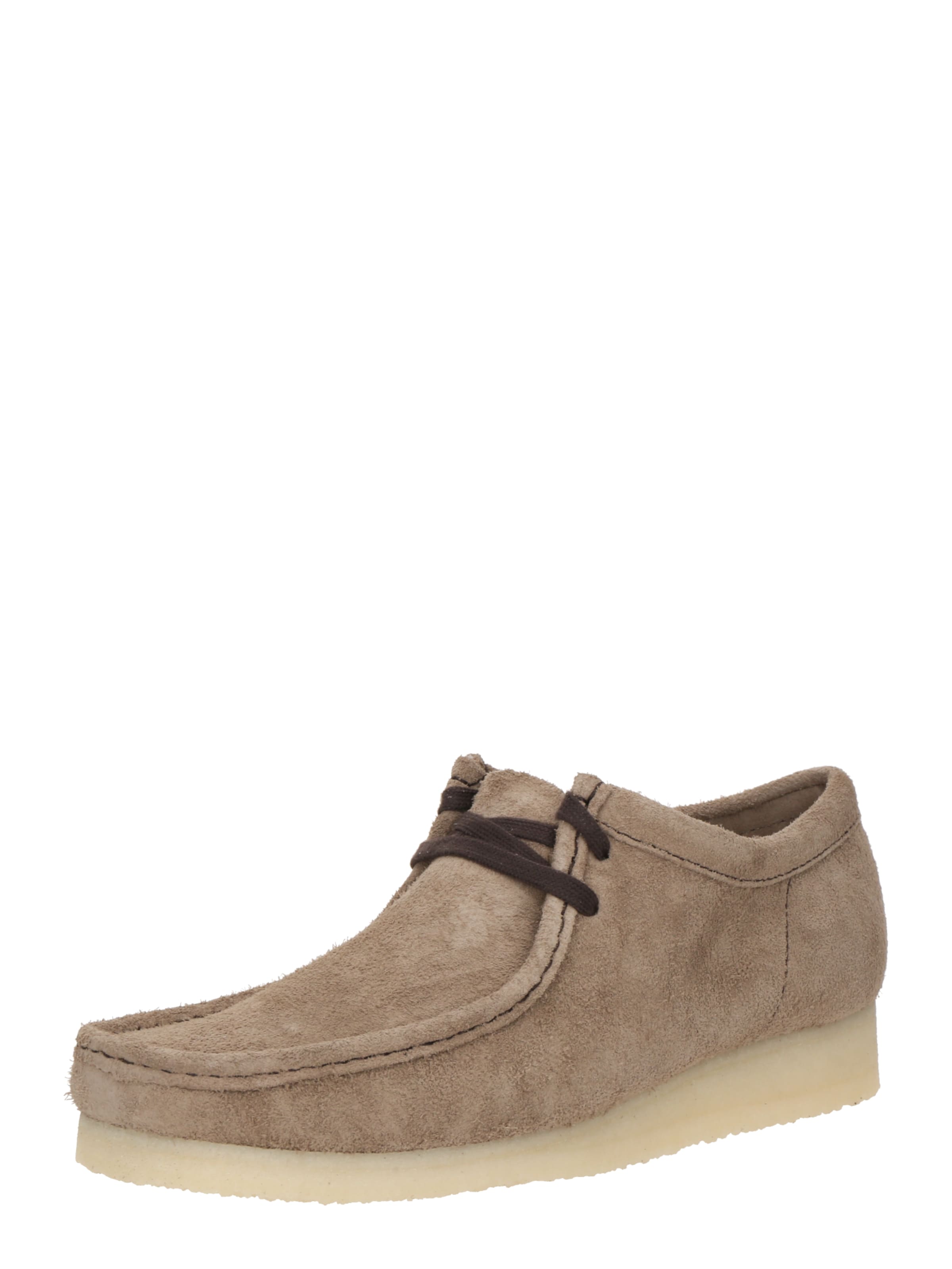 Clarks Originals Mokassin 'Wallabee' in Braun: Vorderseite