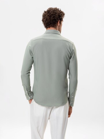 Antioch Slim fit Button Up Shirt in Green