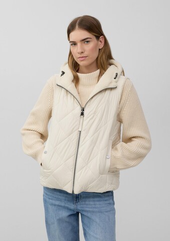 s.Oliver Bodywarmer in Beige: voorkant