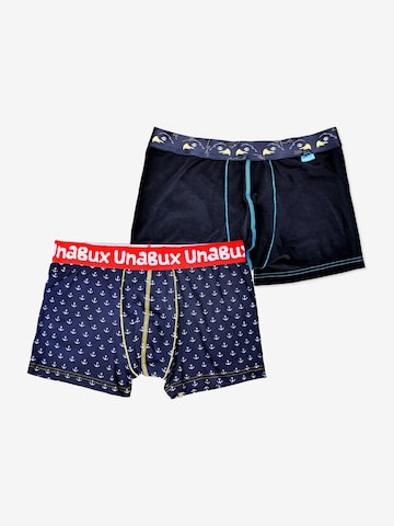 UNABUX Boxer shorts in Blue: front