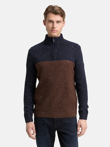TOM TAILOR Trui in Blauw: voorkant