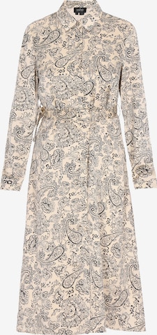 Abito camicia di usha BLACK LABEL in beige: frontale