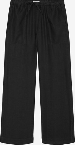 Loosefit Pantalon Marc O'Polo en noir : devant