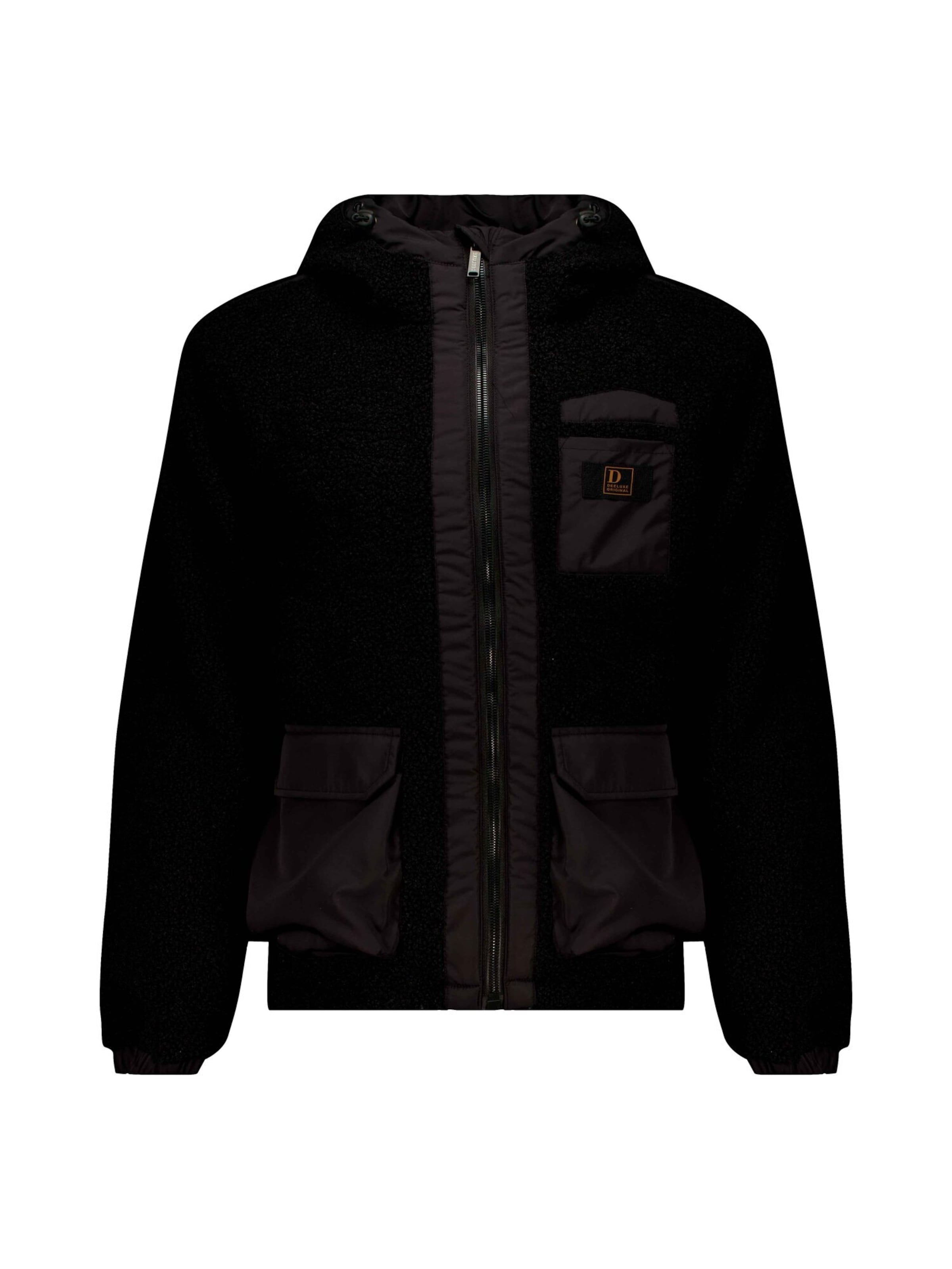 Veste mi-saison 'Cordale' Deeluxe en noir : devant