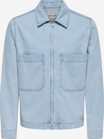 Only & Sons Between-season jacket 'ONSCassel' in Blue: front