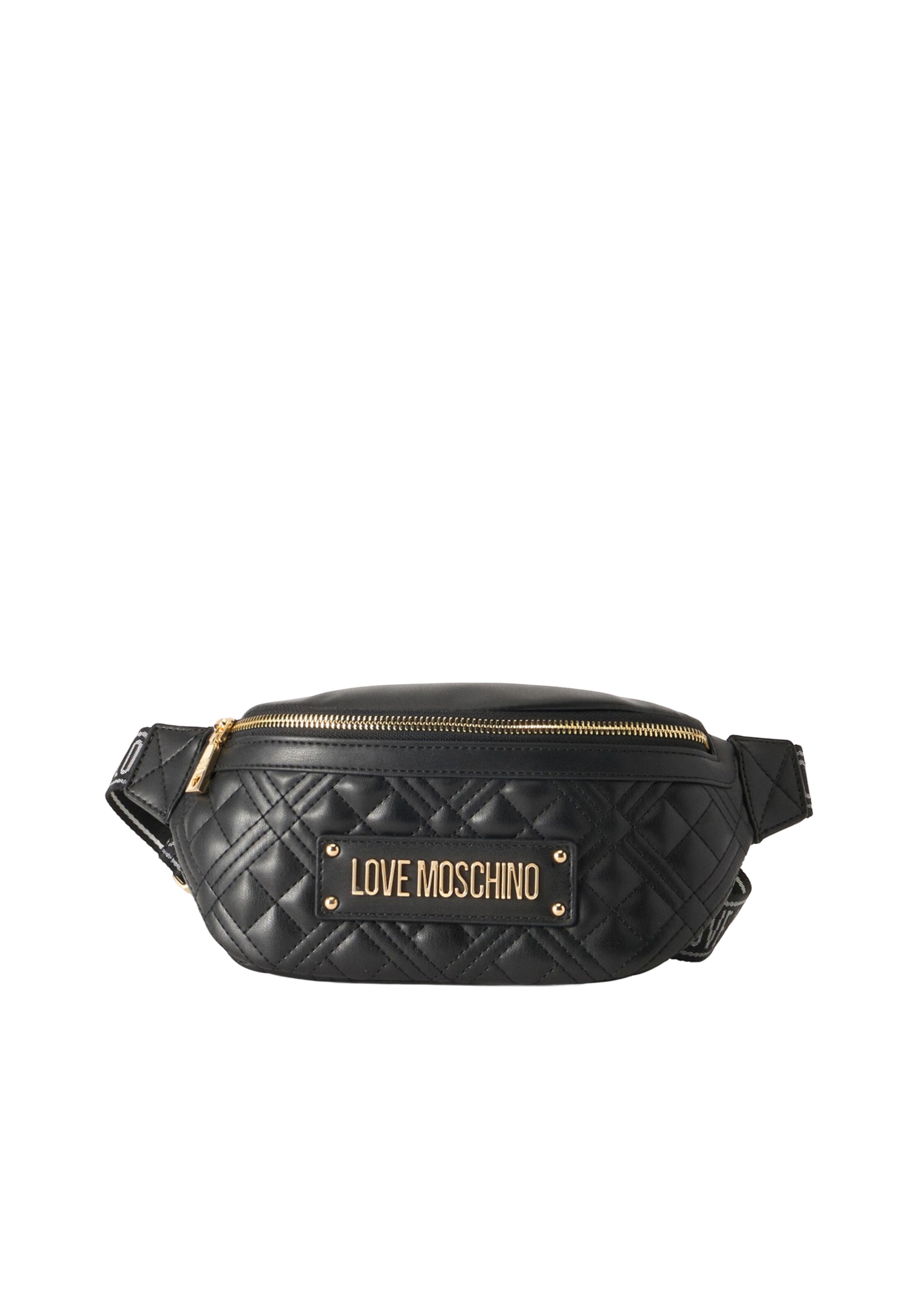 Love Moschino Τσαντάκι μέσης σε μαύρο: μπροστά