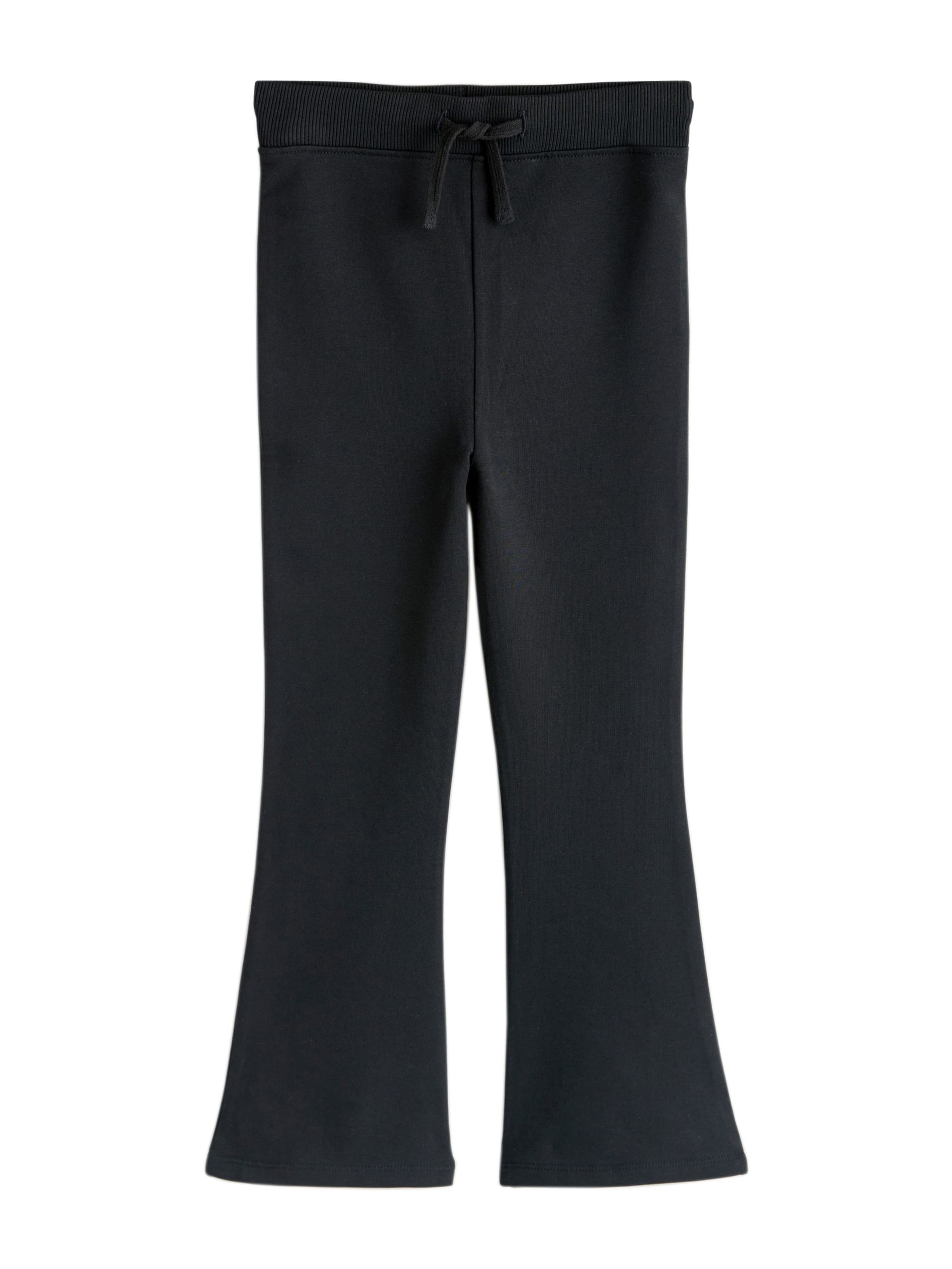 évasé Pantalon Next en noir : devant