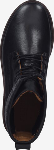 SHABBIES AMSTERDAM Lace-Up Ankle Boots in Black