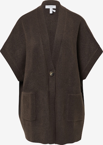 COMMAKardigan - smeđa boja: prednji dio
