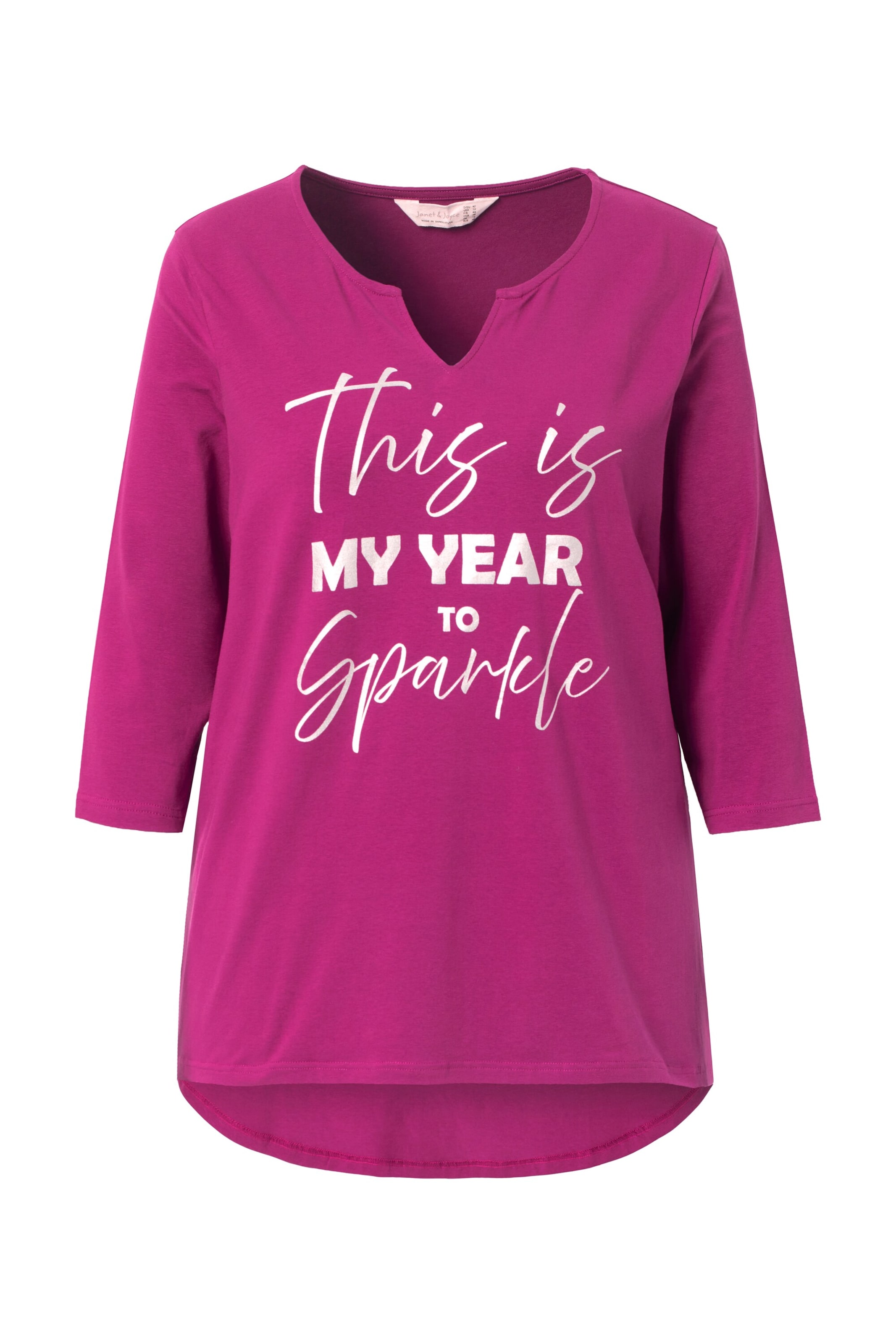 Janet & Joyce Shirt in Pink: front