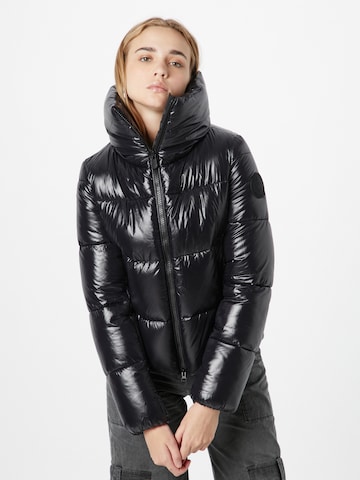 SAVE THE DUCK Between-season jacket 'ISLA' in Black: front