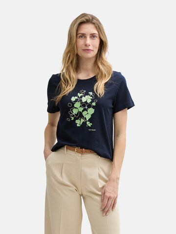 TOM TAILOR T-Shirt in Blau: Vorderseite