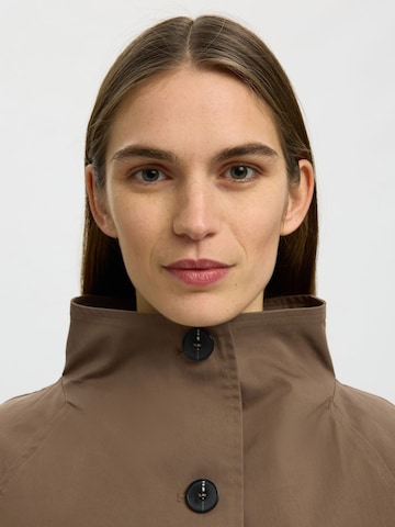 SELECTED Between-seasons coat in Brown