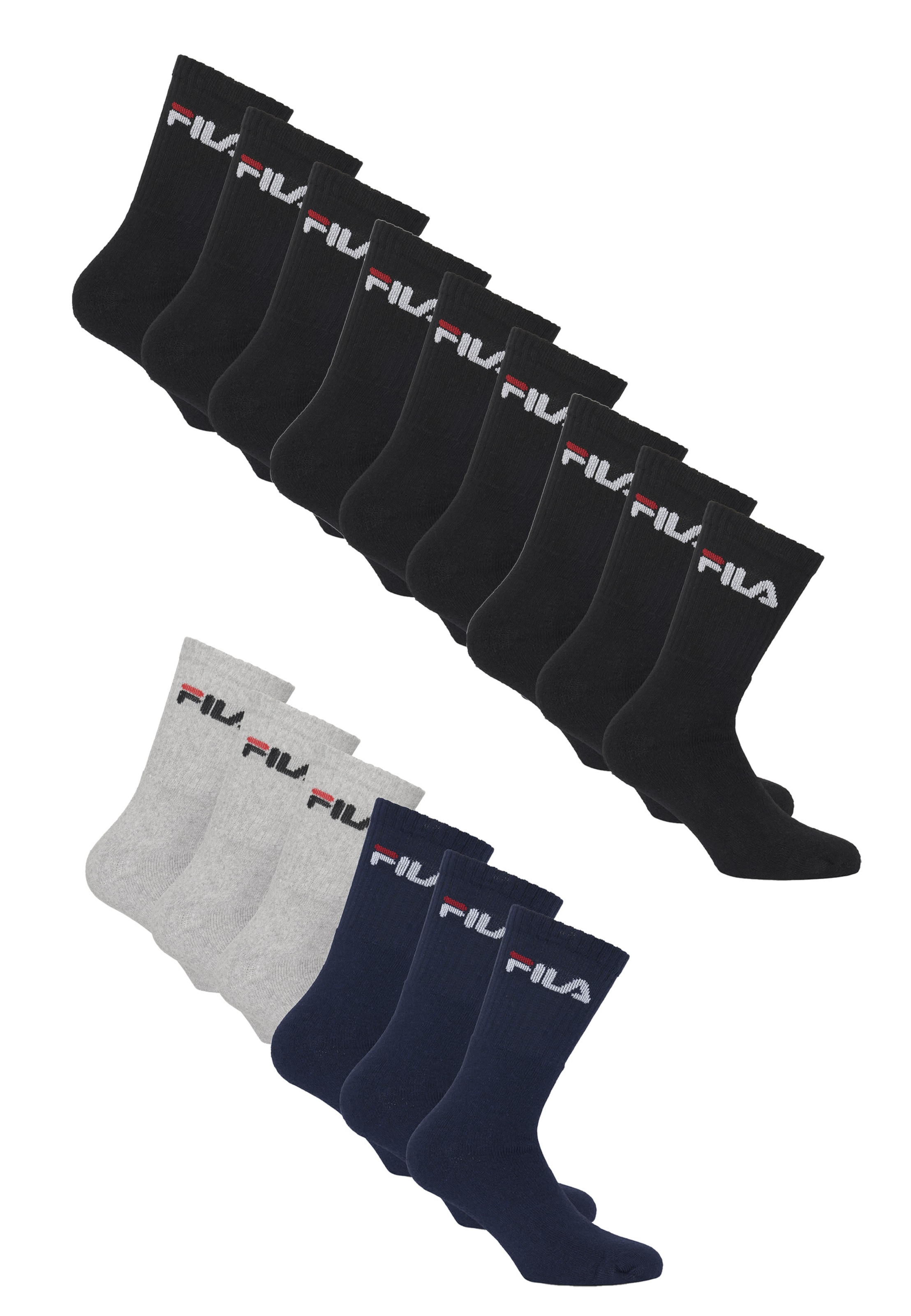 FILA Socks in Blue: front