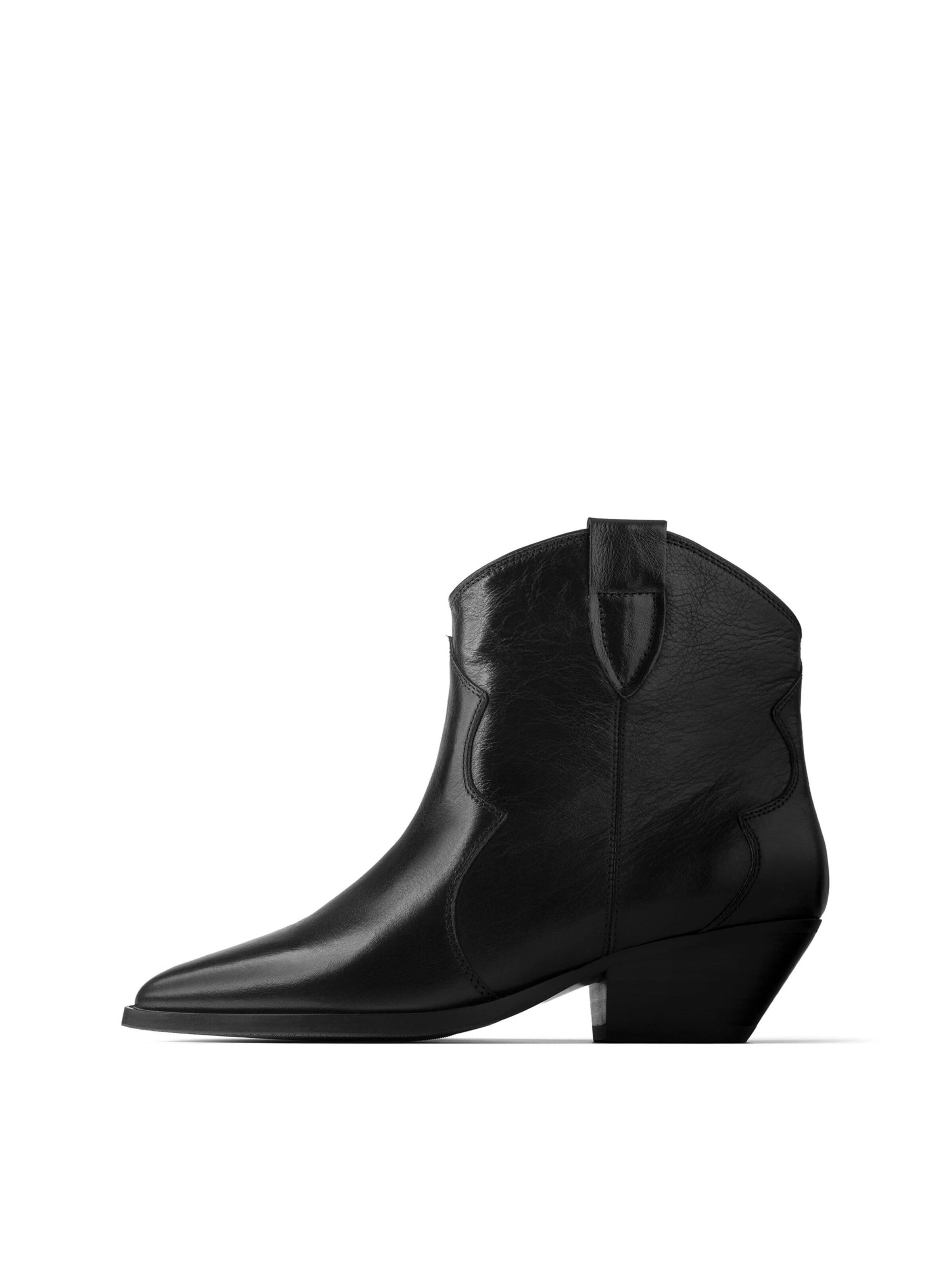 Cizme glezne 'NOTHING TO LOSE' de la L37 HANDMADE SHOES pe negru: față