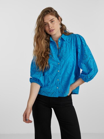 Y.A.S - Blusa en azul: frente