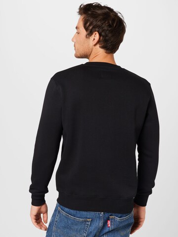 ALPHA INDUSTRIES Sweatshirt in Schwarz