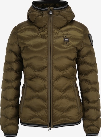 Blauer.USA Winter Jacket in Green: front