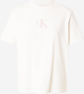 Calvin Klein Jeans Tričko 'CLASSIC' - Biela: predná strana