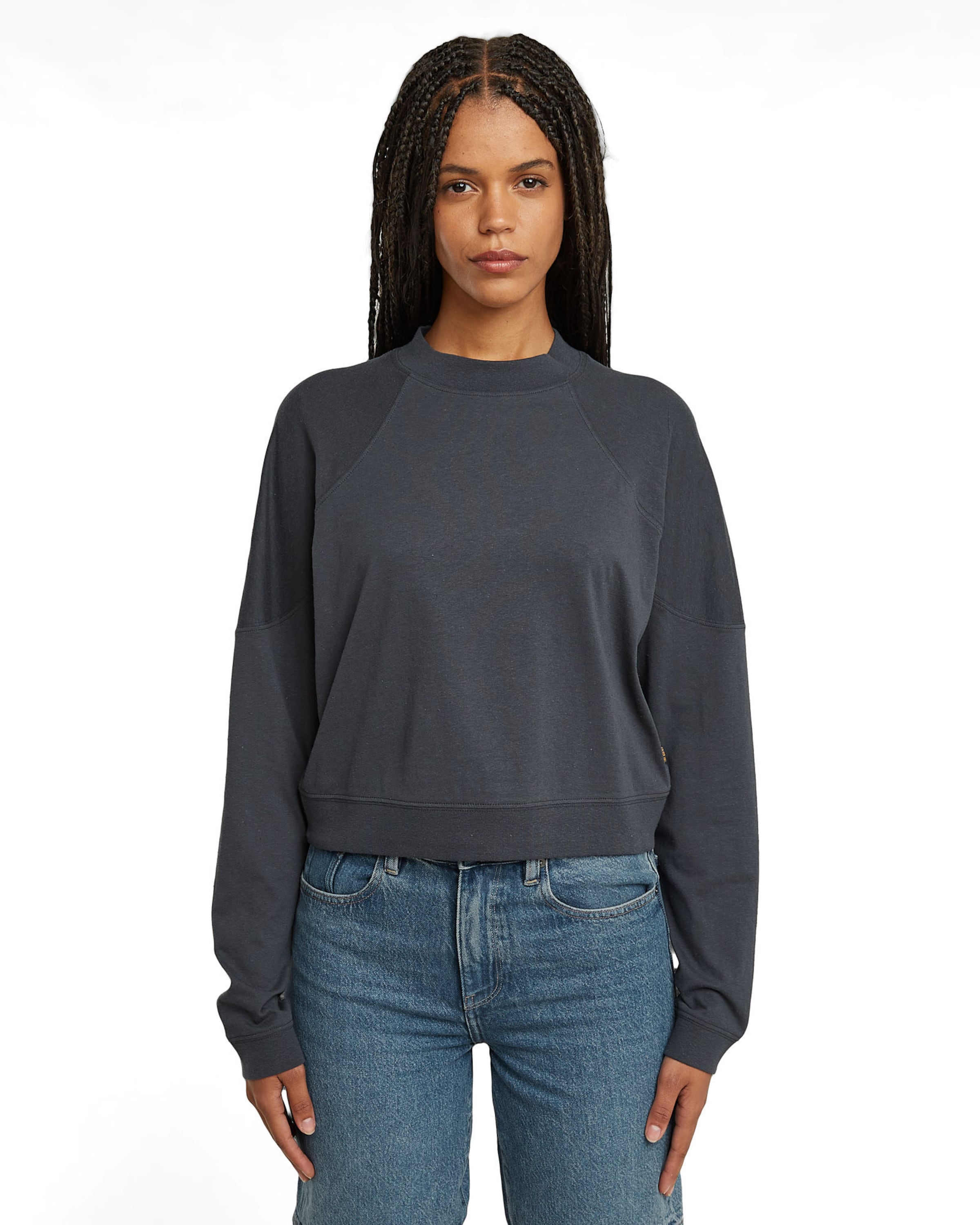 G-STAR Sweatshirt in Grey: front