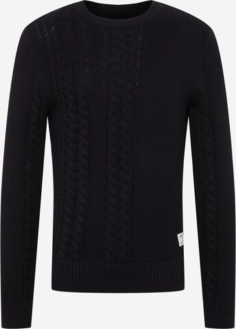 Vestes en maille 'Ted' JACK & JONES en noir : devant