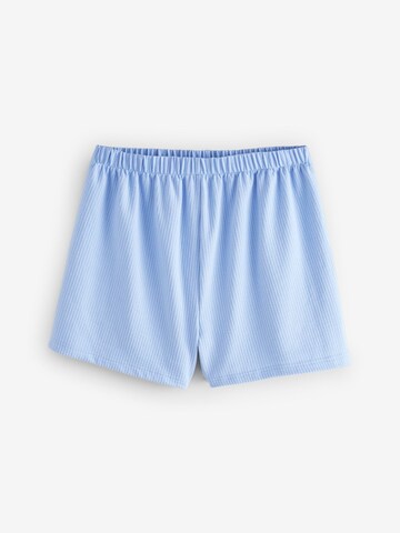 Next - Pijama de pantalón corto en azul