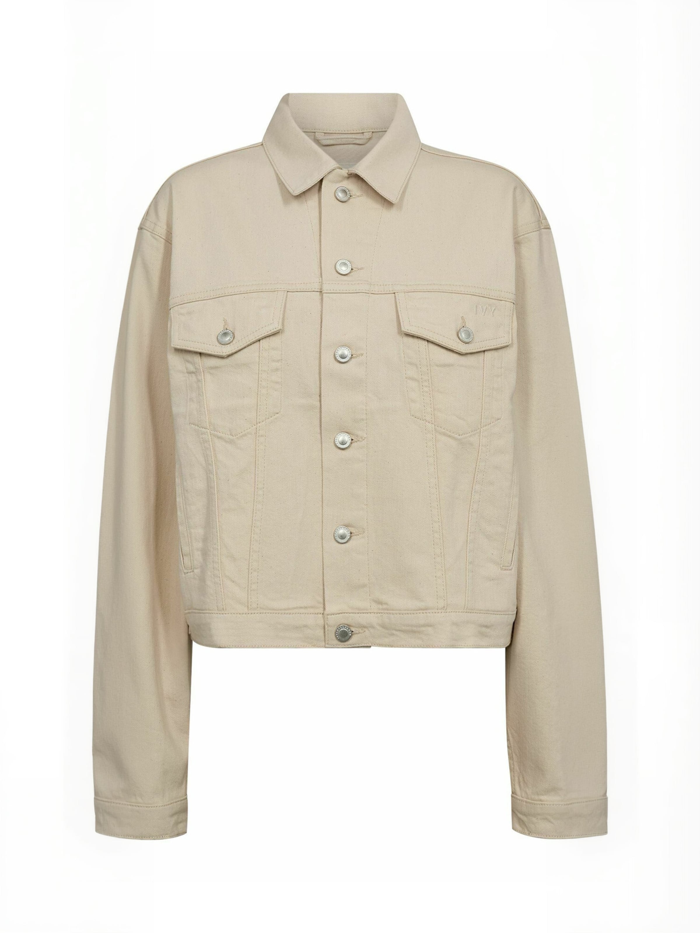 Ivy Copenhagen Tussenjas ' IVY-Janice ' in Beige: voorkant