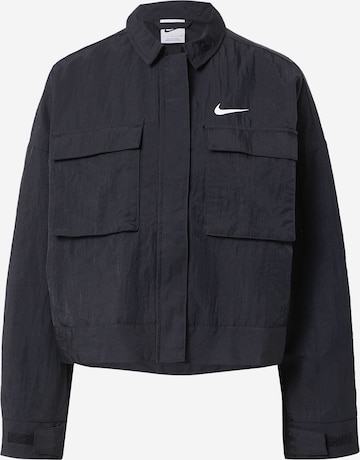 Giacca di mezza stagione di Nike Sportswear in nero: frontale