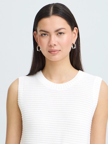 ICHI Sweater 'IHDOTTIES' in White