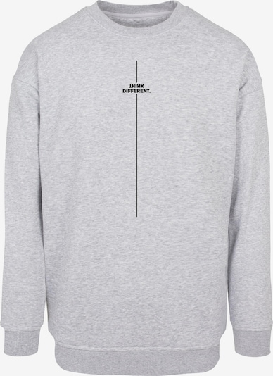 Megztinis be užsegimo 'Think Different' iš Merchcode, spalva – margai pilka / juoda, Prekių apžvalga
