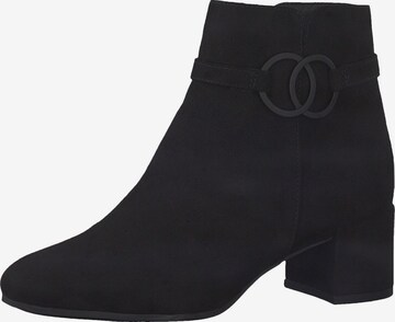 TAMARIS Ankle Boots in Black: front