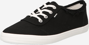 TOM TAILOR Sneakers laag in Zwart: voorkant