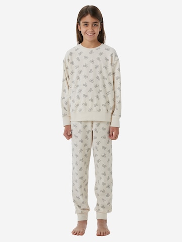 SCHIESSER Nachtkledij ' Nightwear ' in Wit: voorkant