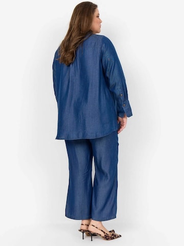 Wasabi Concept Bluse 'Flora' in Blau