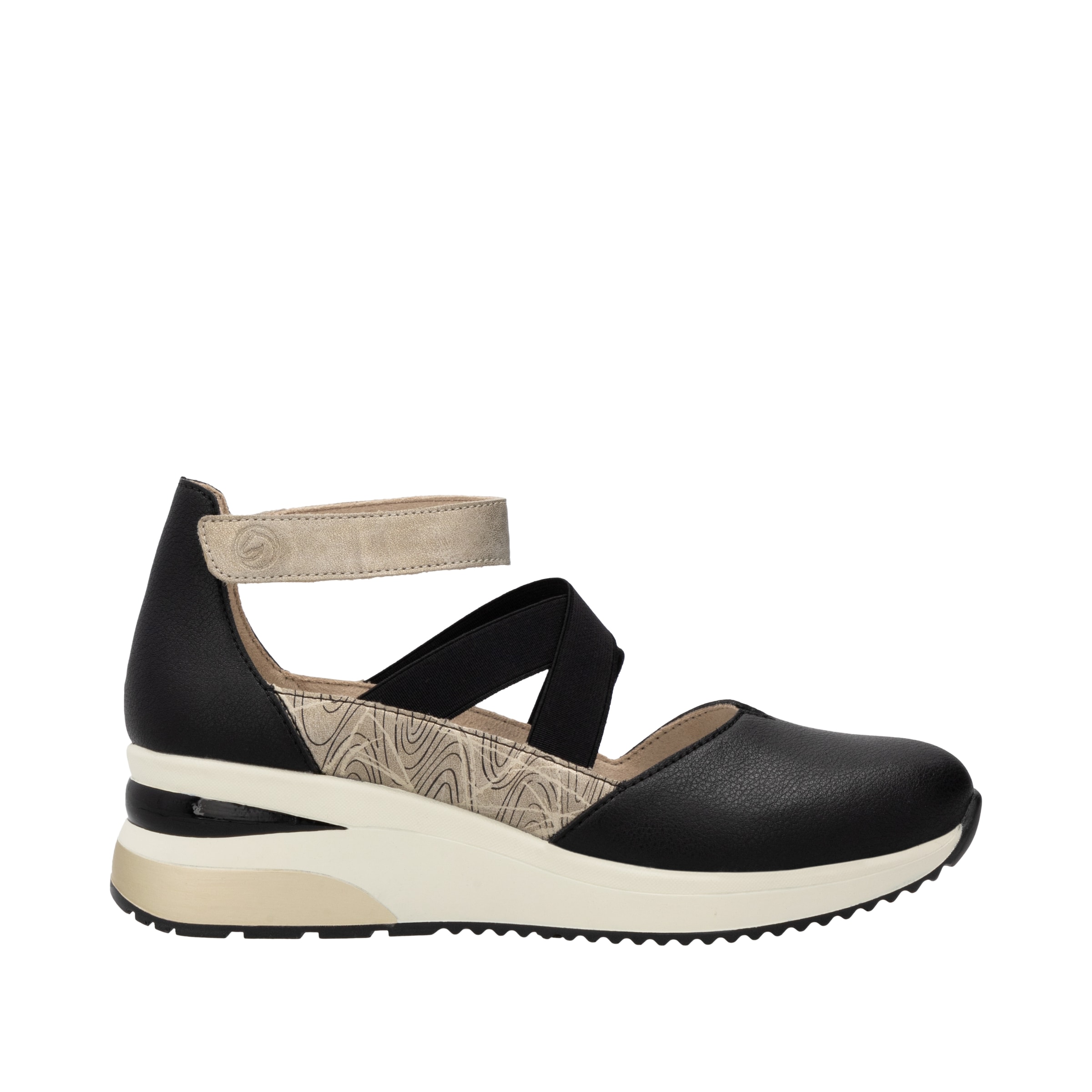 Baskets basses REMONTE en noir