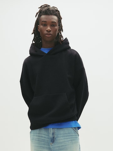 Felpa 'STWD' di Pull&Bear in nero: frontale