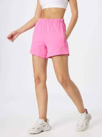 P.E Nation Regular Trousers in Pink: front