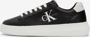 Calvin Klein Jeans Platform trainers in Black: front