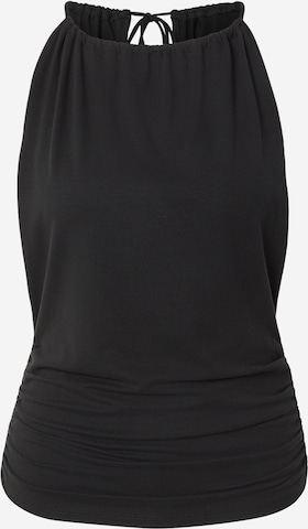 juoda WEEKDAY Palaidinė be rankovių 'Amelia': priekis