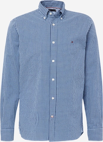 Coupe regular Chemise TOMMY HILFIGER en bleu : devant