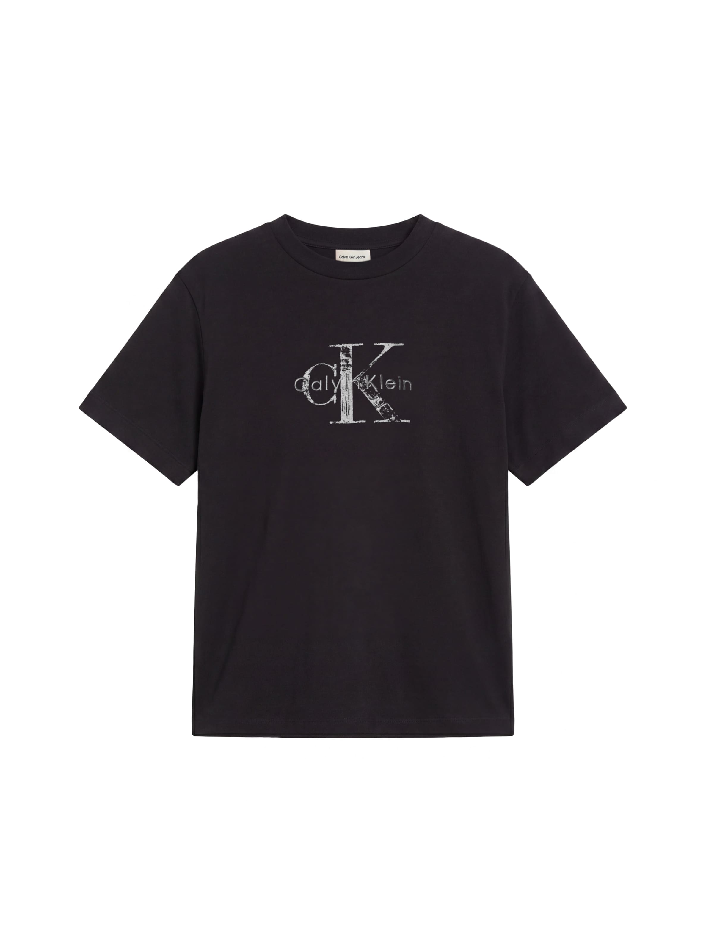 Calvin Klein Jeans Shirt in Zwart: voorkant