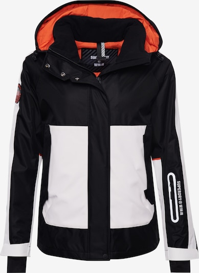 Superdry Snow Veste de sport 'Freestyle Attacker' en orange / noir / blanc, Vue avec produit