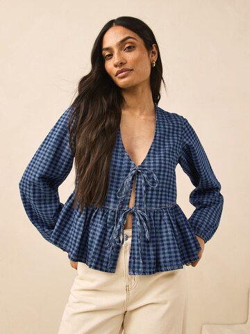 Next Блузка в Синий: спереди