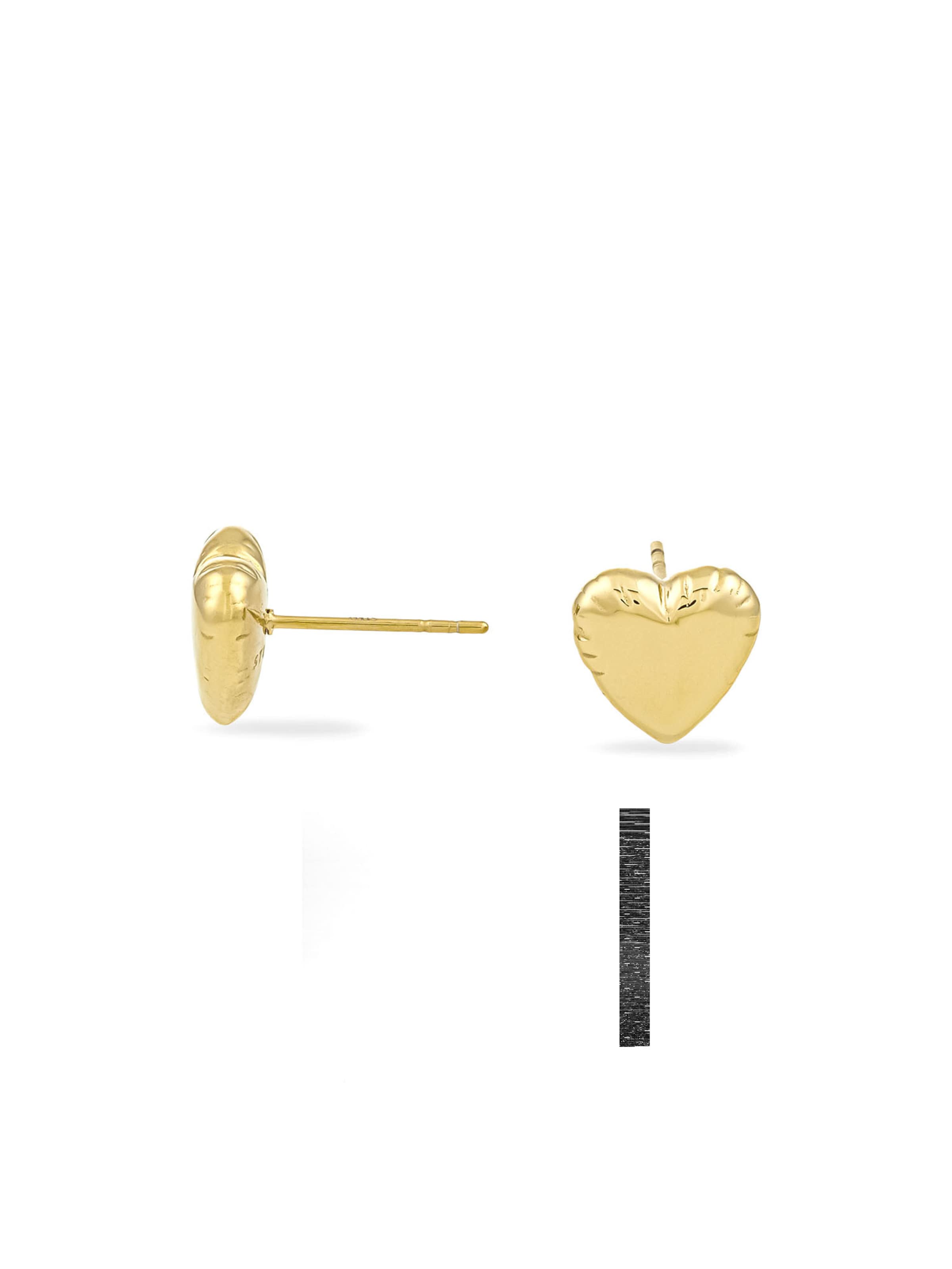 Copenhagen Studios Ohrringe 'Balloon Hearts' in gold, Produktansicht