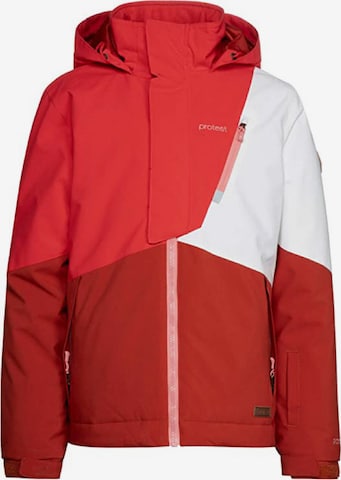 PROTEST Athletic Jacket 'Cherry JR' in Red: front