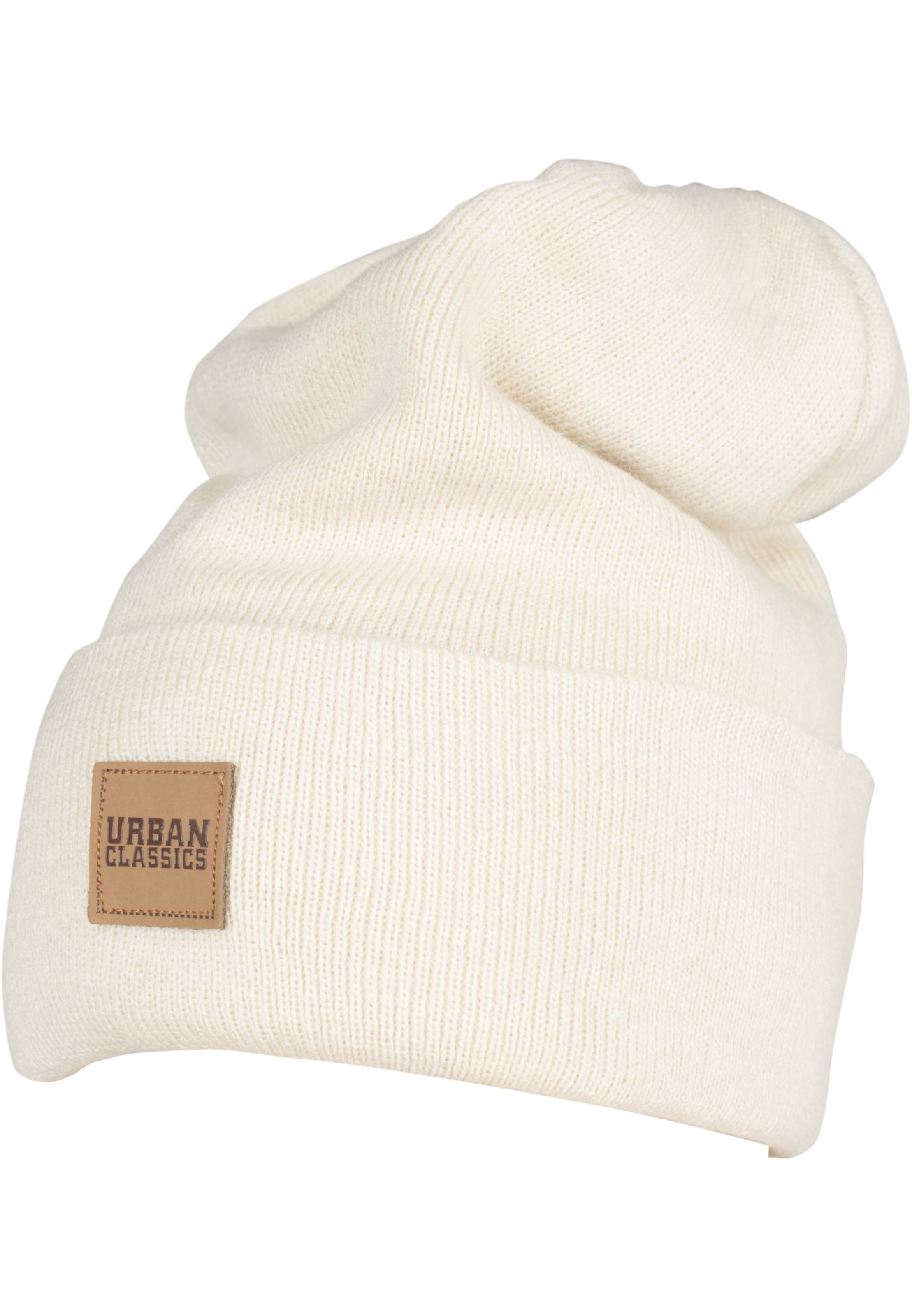 Urban Classics Beanie in Beige: front