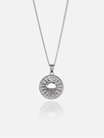 warpedsense Necklace 'Sun & Moon' in Silver