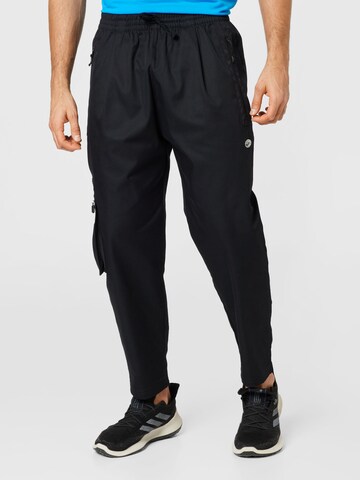 ADIDAS ORIGINALS Regular Trousers in Black: front