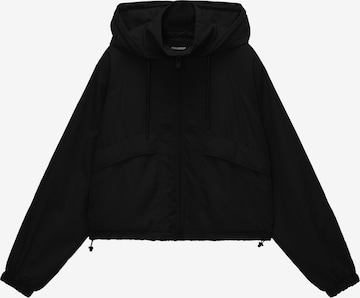 Veste mi-saison Pull&Bear en noir : devant